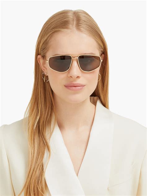 celine metal aviator sunglasses|Celine pilot sunglasses.